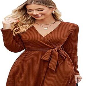 Womens 2024 Fall Sweater Dress Long Sleeve Business Casual Winter Outfits
